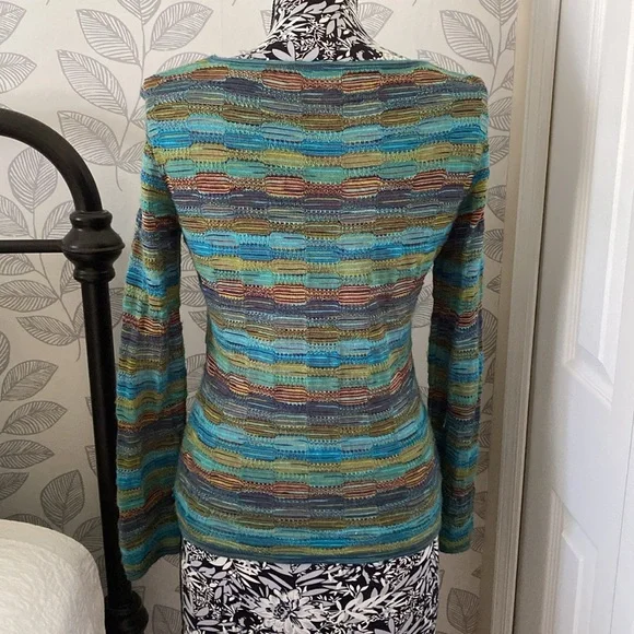 Missoni Multicolor Striped Sweater - Picture 3 of 7